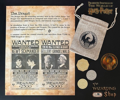 Wizarding macusa coin set - wizarding,
